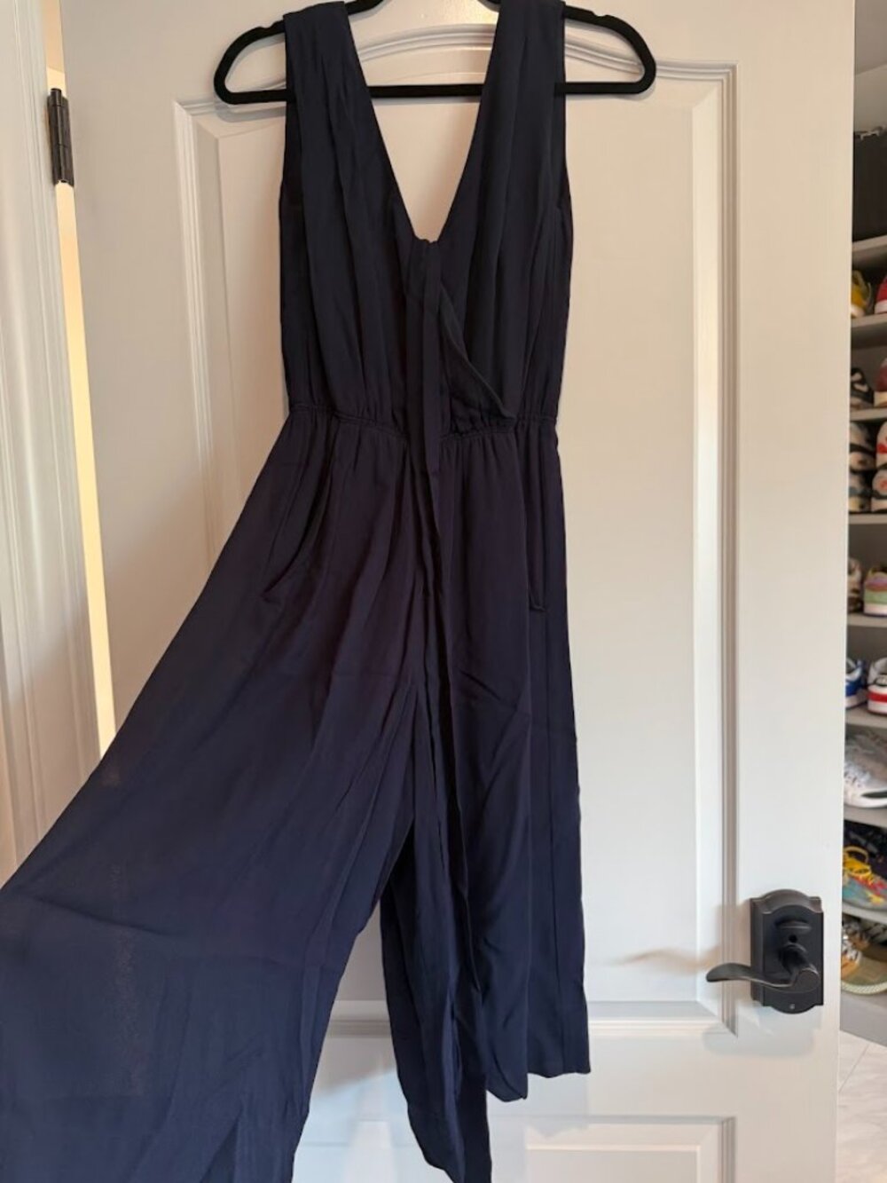 Artizia Babaton Navy Blue Romper | Size XXS